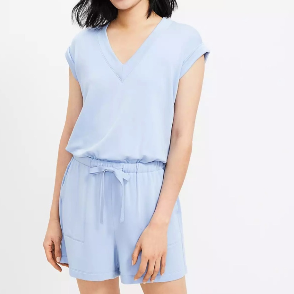 Lou & Grey Signaturesoft V-Neck Romper